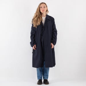 90s Vintage Trench Coat, Size S Vintage Trench Coat, Office Style Coat, Commuter Wear, Retro Trench Coat, Minimalist Academia Style Wear