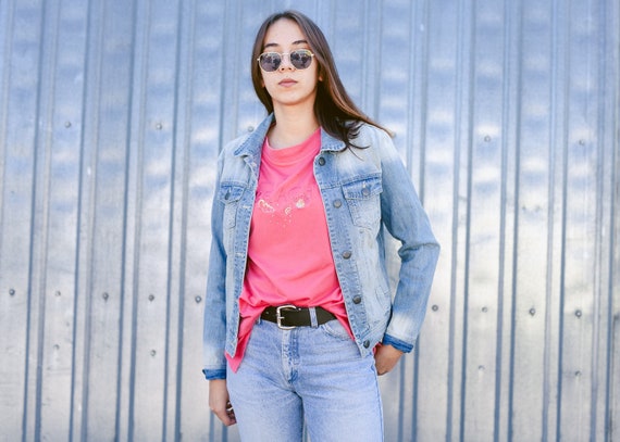 Vintage Y2K Women Denim Jacket Vintage 
