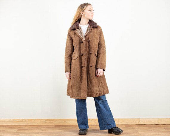 Sheepskin coat faux sale