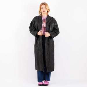 80&#39;s Sheepskin Long Coat, Size M/L Vintage Shearling Coat, Longline Shearling Coat, Western Cowboy Style, Vintage Boho, Womens Clothing