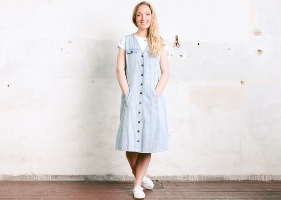 jean dress midi