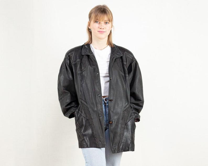 80s leather jacket womens