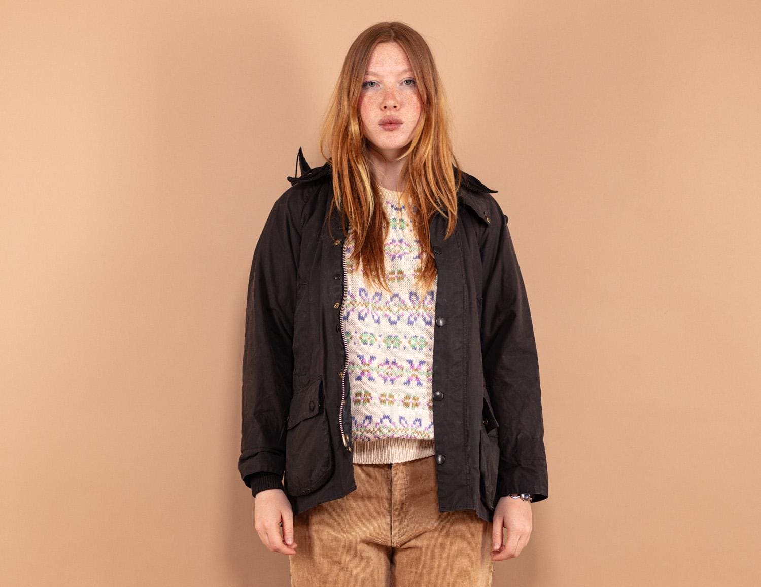 90s Barbour Bedale Jacket, Size M/L Classic Wax Jacket, Oilskin