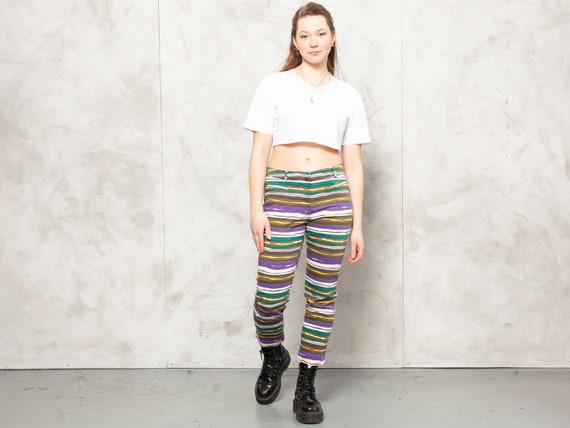 Women Striped Pants MAX MARA designer clothing co… - image 1