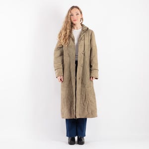 70s Distressed Sheepskin Coat, Size M/L Vintage Beige Sheepskin Coat, Rugged Shearling Coat, Western, NorthernGirlStore, Womens Clothing