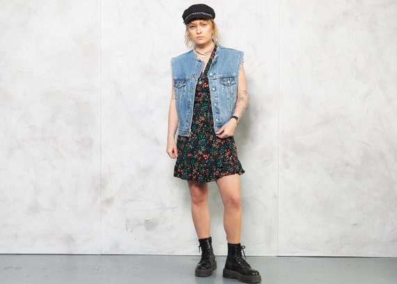 Vintage 90s LEVI'S Denim Trucker Vest 