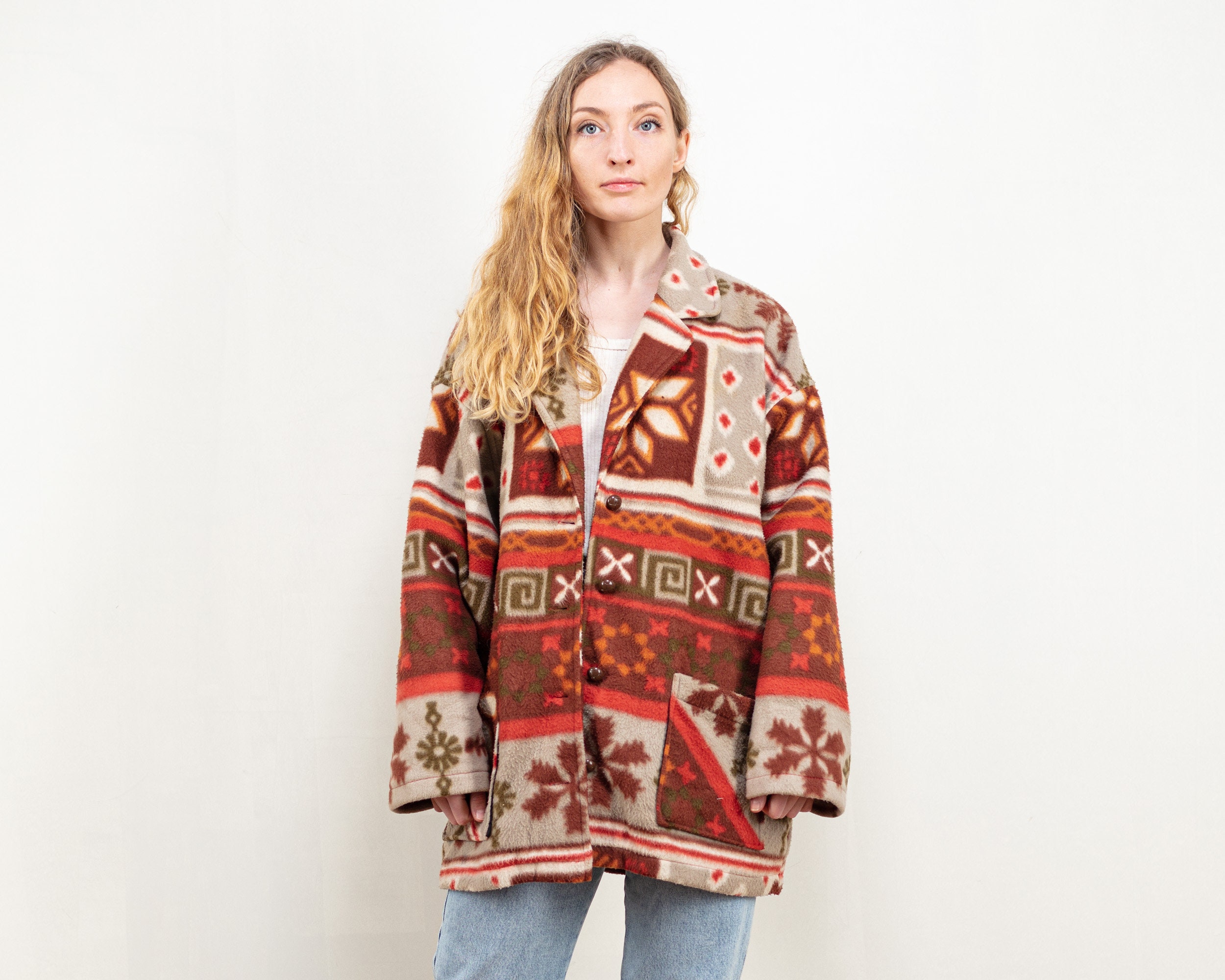 boho fleece jacket