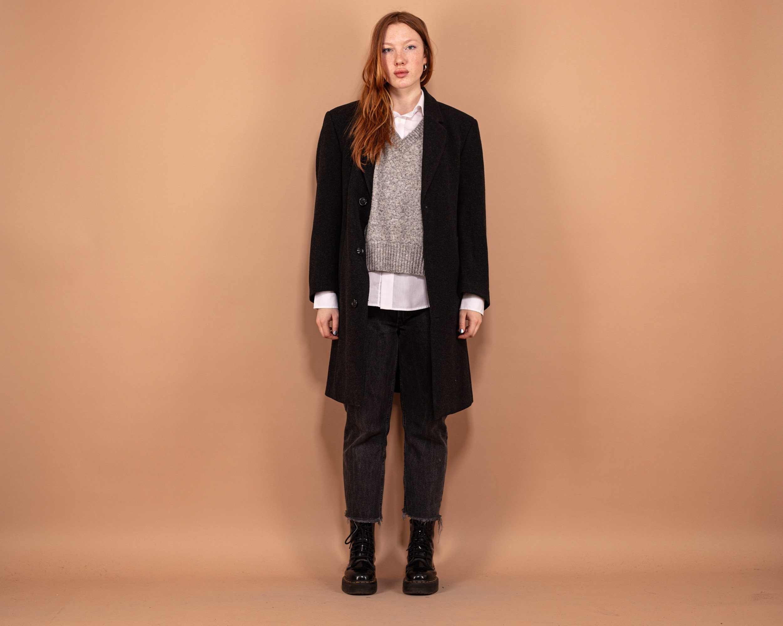 90s Wool Coat - Etsy