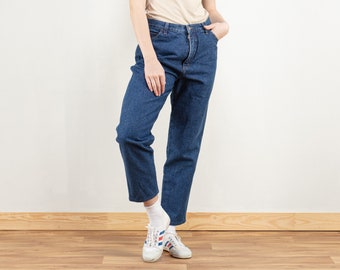 Vintage Denim Jeans, Women Denim Pants, 90s Clothing, Medium Size Jeans, Vintage Clothing, Spring Jeans, Straight Pants, Casual Jeans