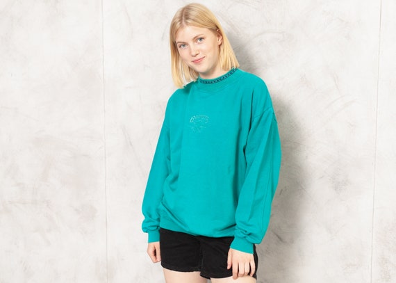 Vintage 80s Mint Oversized Sweatshirt 