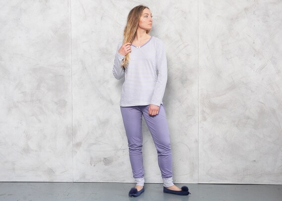 Vintage Pajama Set Purple . Vintage Pajama Set Wom