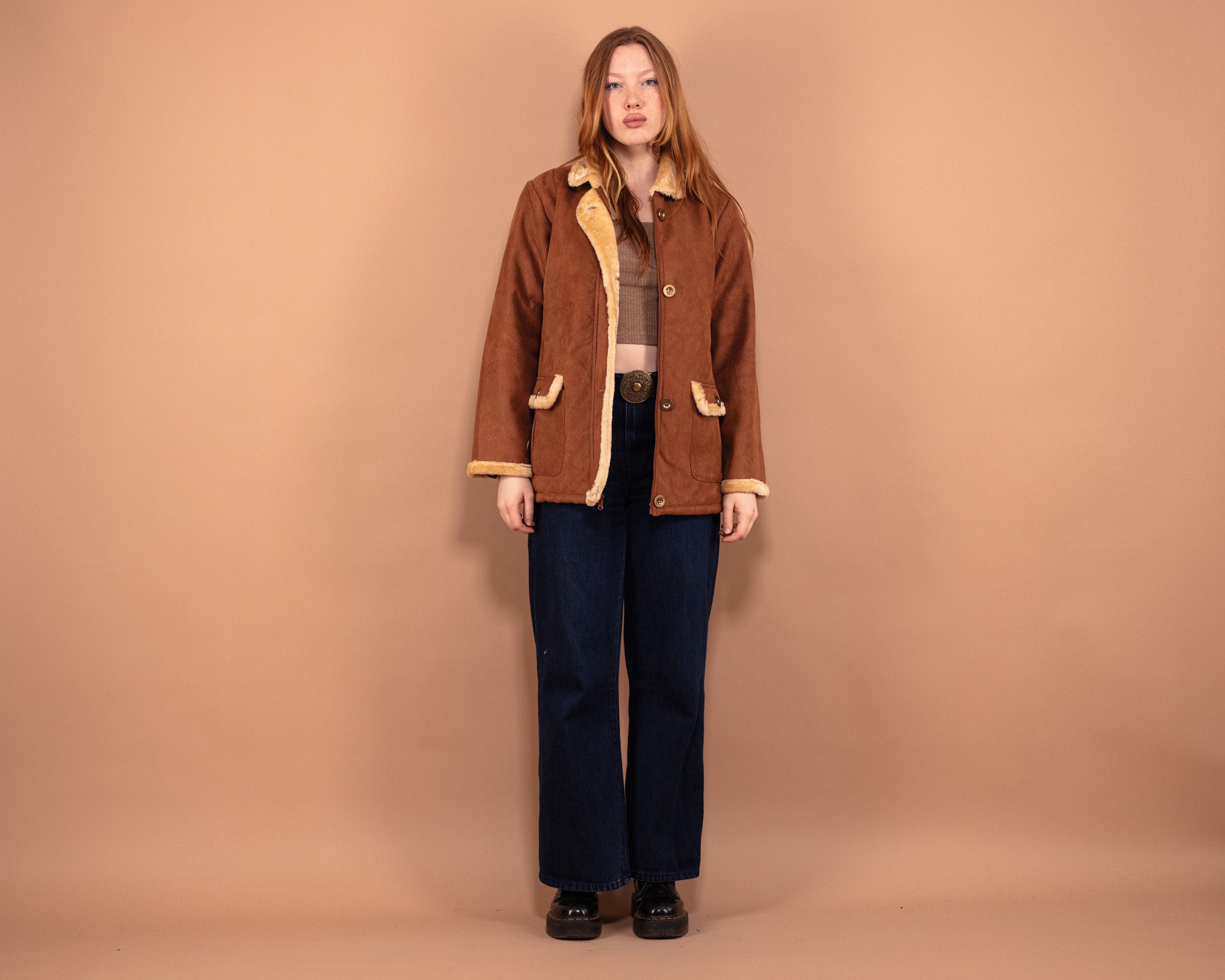 Y2K Faux Fur Lined Jacket, Size Medium, 00s Vintage Brown Velour Sherpa Jacket, Zip up Warm Spring Jacket, Outerwear, Vegan Suede Wear - Etsy Y2K Faux Fur Lined Jacket, Size Medium, 00s Vintage Brown Velour Sherpa Jacket, Zip up Warm Spring Jacket, Outerwear, Vegan Suede Wear - Etsy