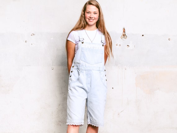 jean overalls shorts