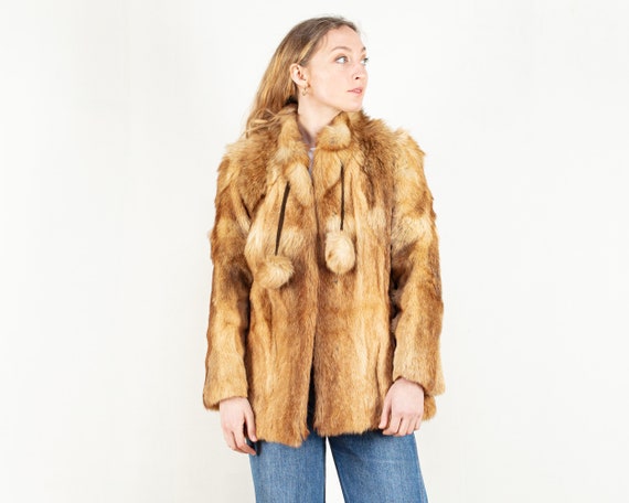 Caban fourrure femme top