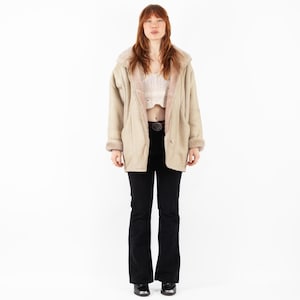 Distressed Sheepskin Coat, Size M/L Vintage Sheepskin Coat, Retro Overcoat, Western Hippie Apparel, Rugged Western Coat, NorthernGirlStore