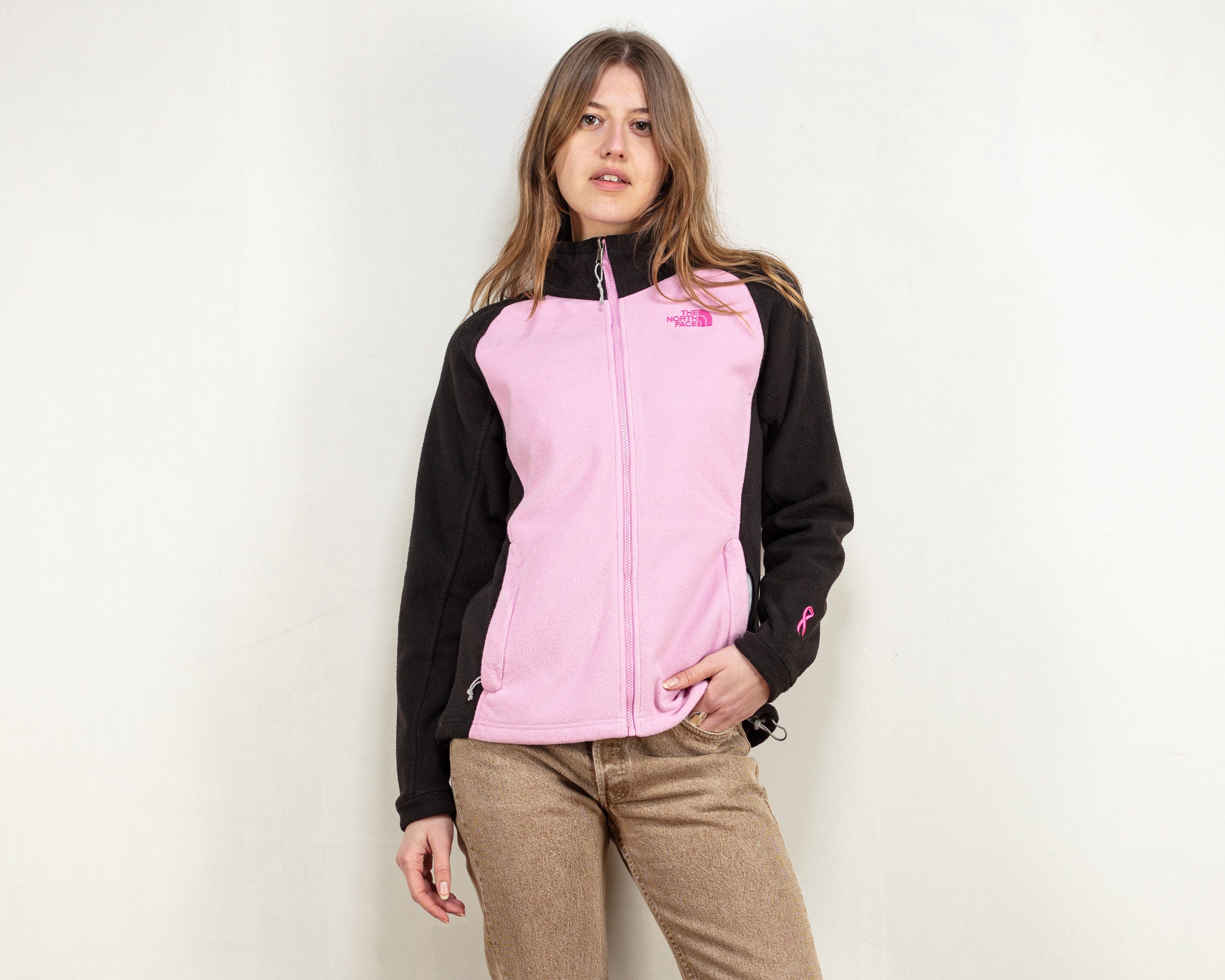 the north face pink fleece
