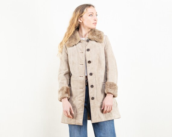 Penny Lane Coat Vintage 70s Leather 