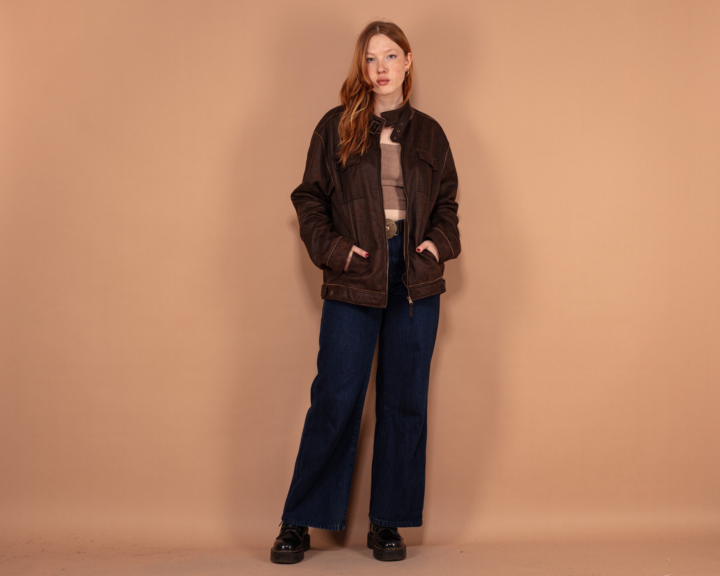 90s CONTENTO lether jacket 豚革 短丈 カーボーイ｜ファッション