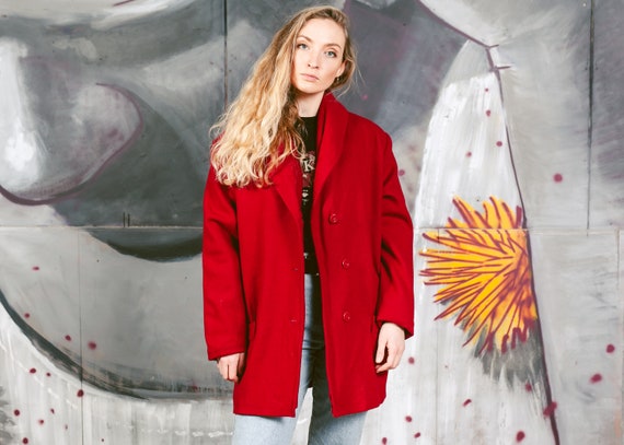 warehouse red coat