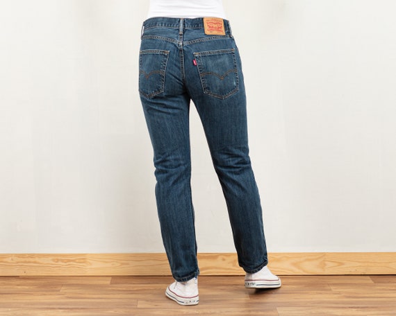 LEVIS 502 Jeans vintage medium wash denim pants t… - image 3