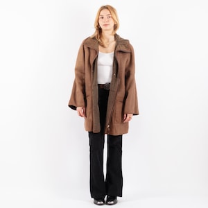 90s Beige Sheepskin Coat, Size XL Vintage Sheepskin Coat, Retro Winter Coat, Boho Western Hippie Wear, Rugged Clothing, NorthernGirlStore