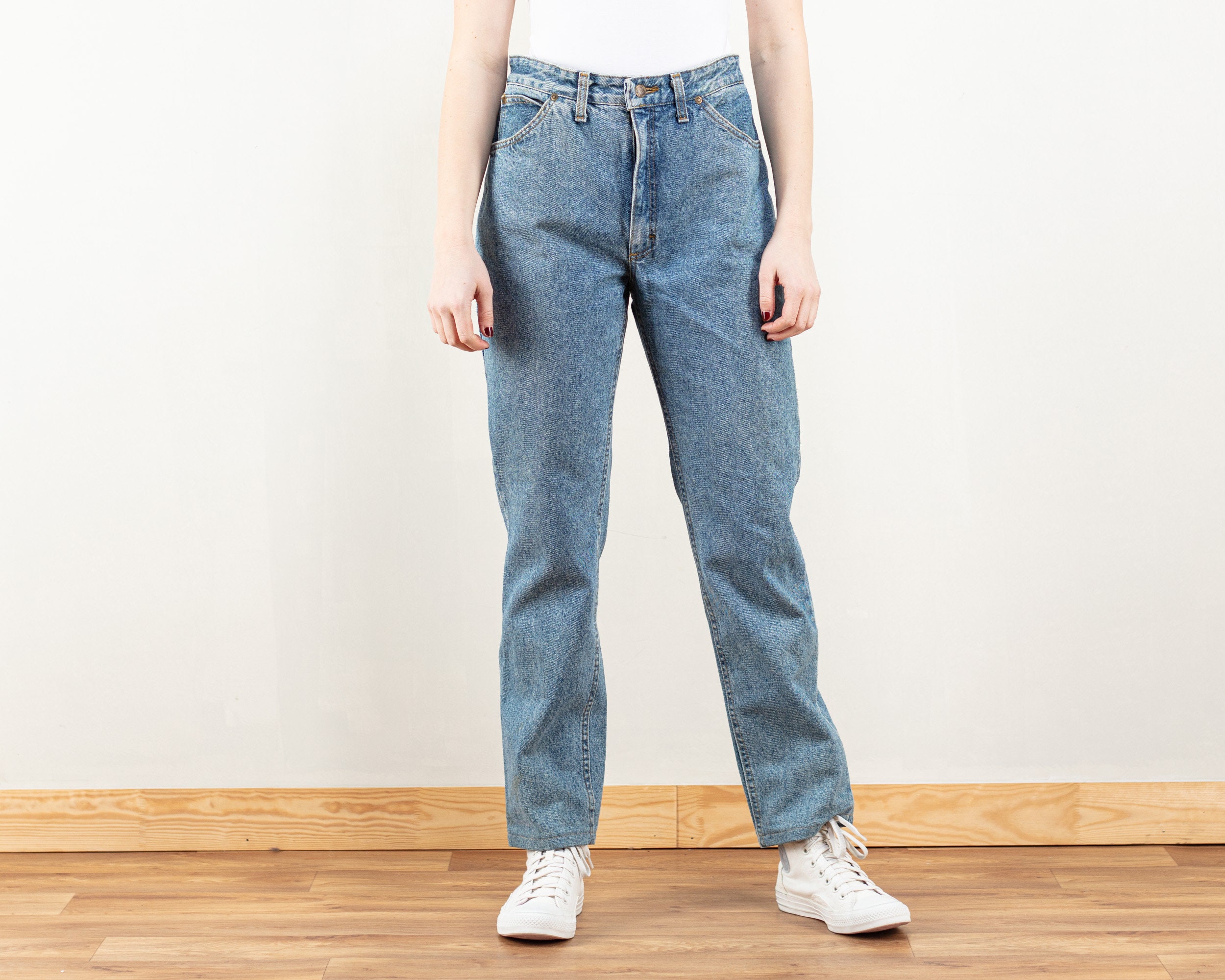 LEE RIDERS Jeans Vintage 80's Medium Wash Blue Jeans -