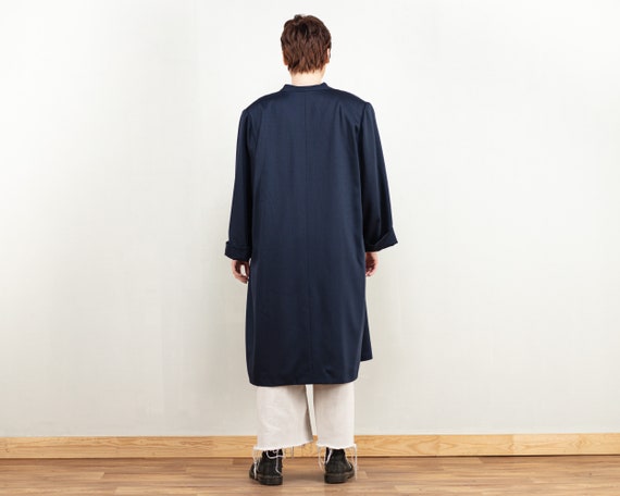 Blue Women Coat vintage elegant opera overcoat si… - image 3