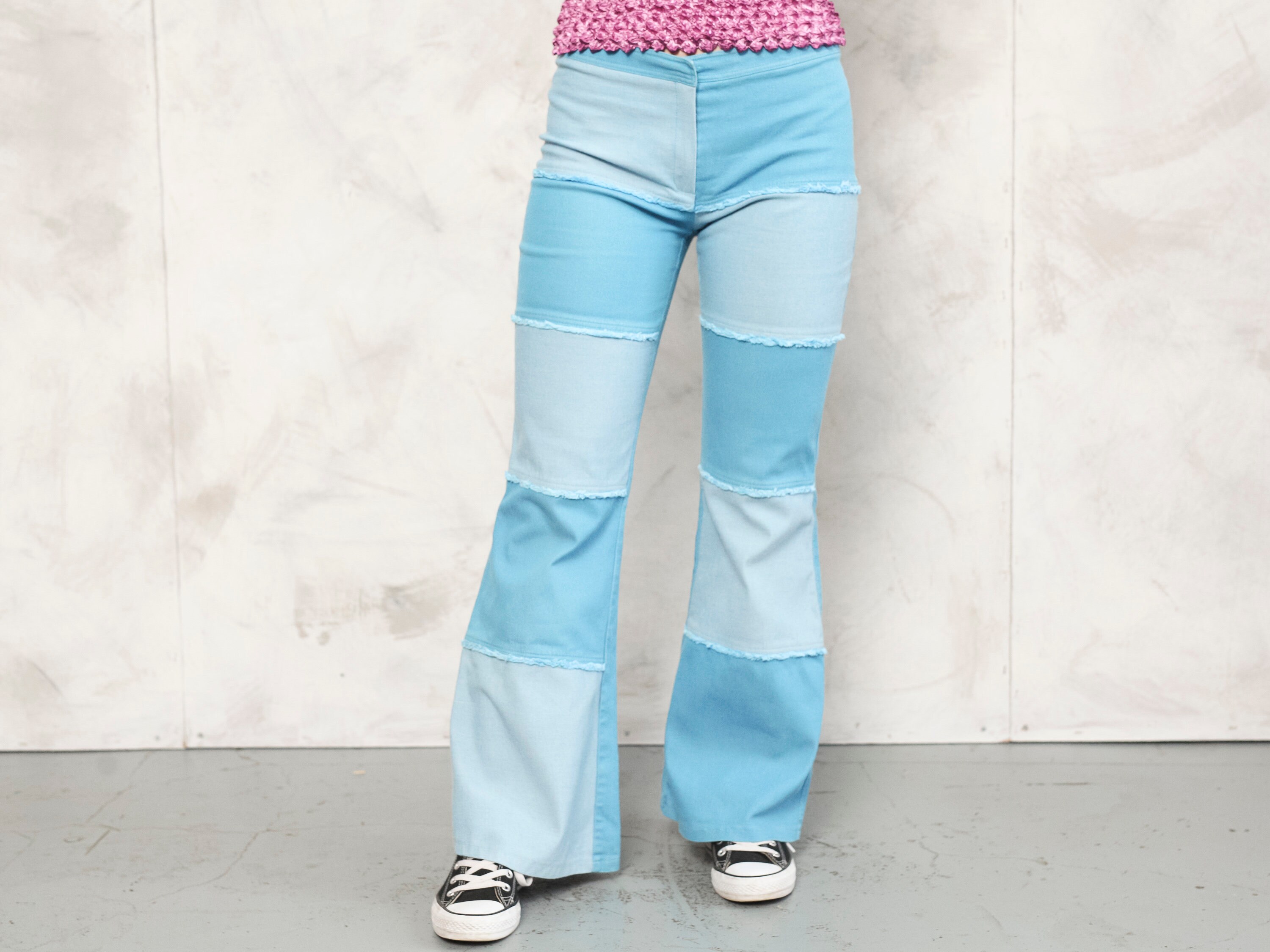 Y2K Patchwork Pants Vintage 2000s 