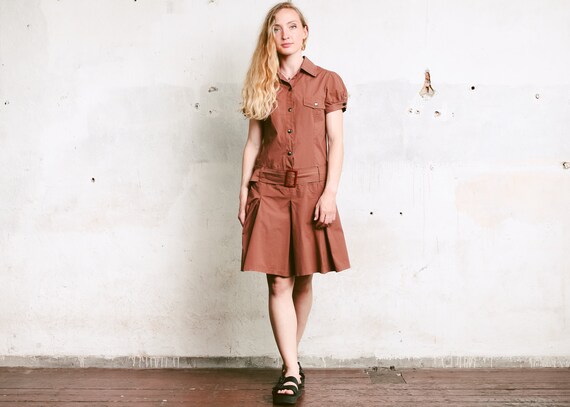 drop waist shirt dress