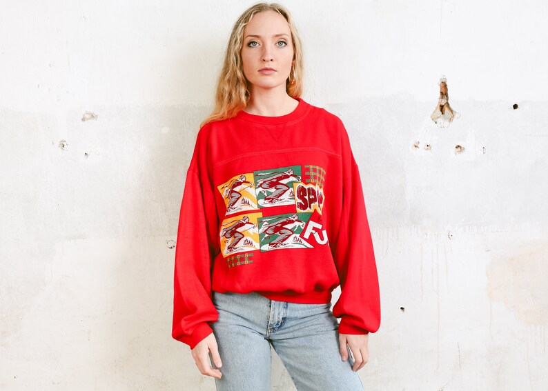 retro sport pullover