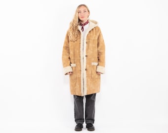 Penny Lane Faux Sheepskin Coat, Size XL Sherpa Coat, Womens Clothing, Penny Lane, Beige Sherpa Coat, Cruelty Free Clothing, Vegan Fur