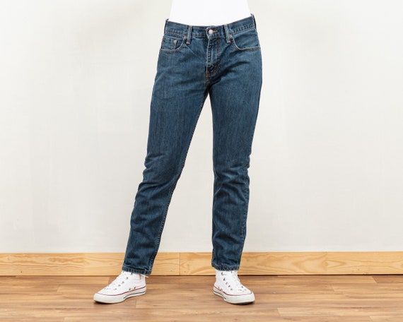 LEVIS 502 Jeans vintage medium wash denim pants t… - image 1