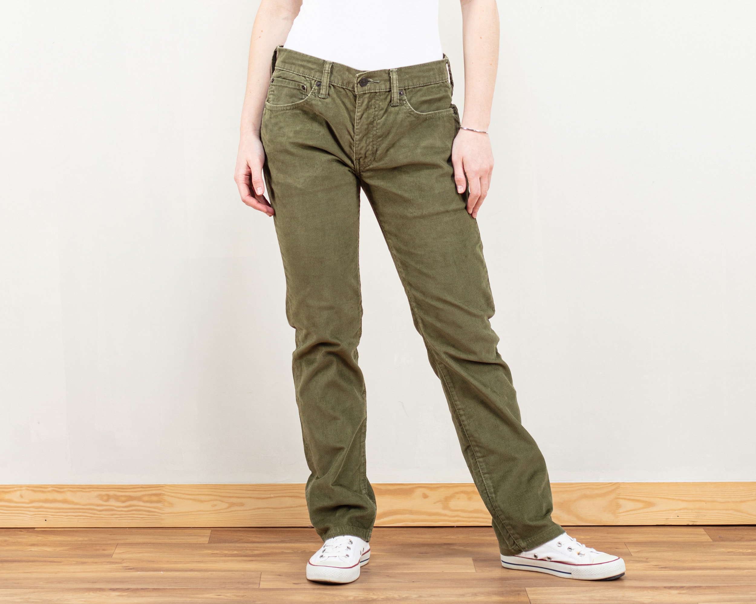 LEVIS 511 Corduroy Pants Green Cord Levis Pants Vintage Medium - Etsy India