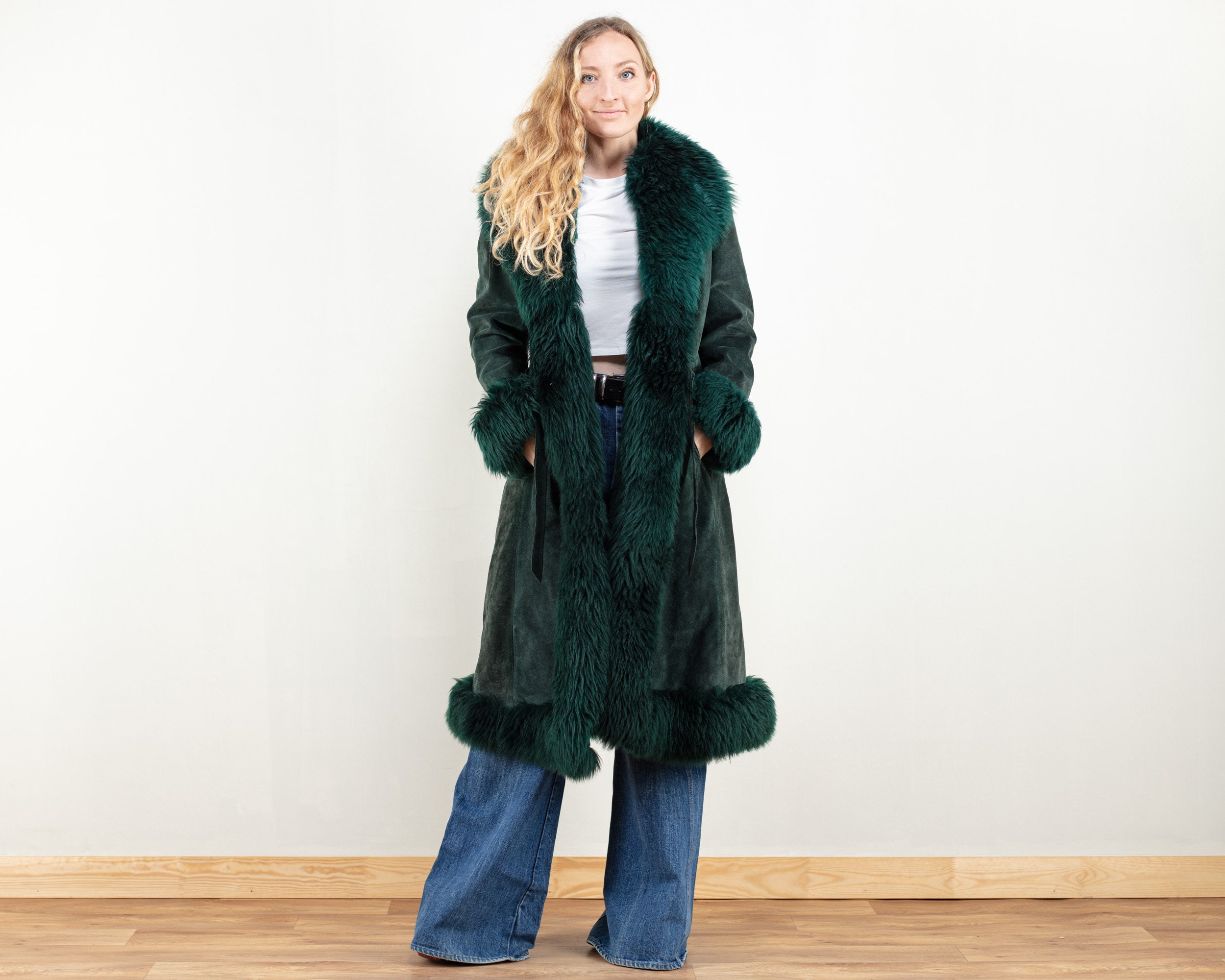 green penny lane coat