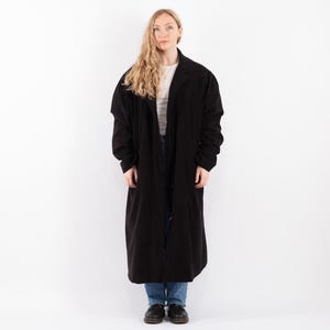 90&#39;s Oversized Mac Coat, Size XXL Mac Overcoat, Everyday Commute Coat, Office Mac Coat, Office Siren, Minimalist Mod Outerwear, Academia