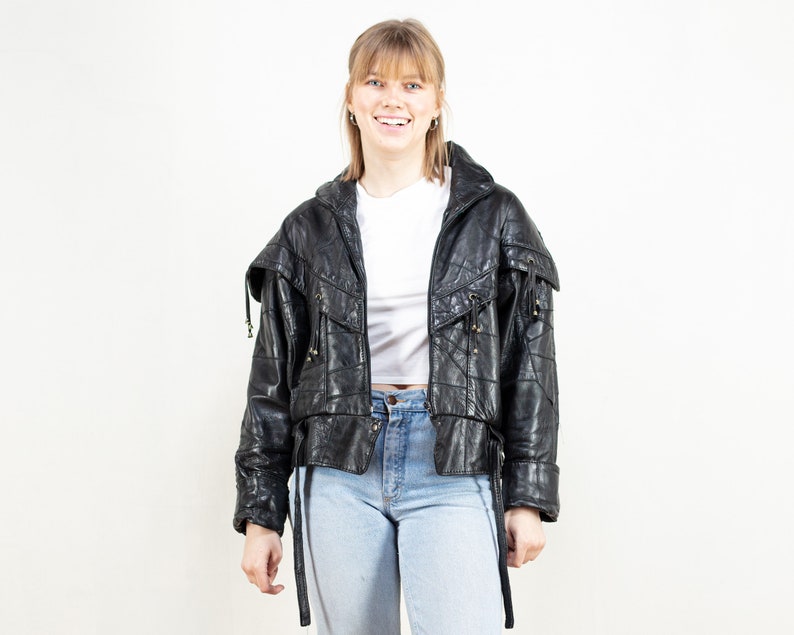 80s biker jacket