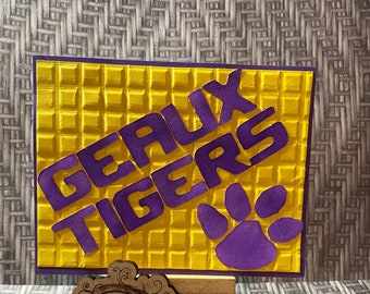 Tigre Geaux Tarjetas de felicitación