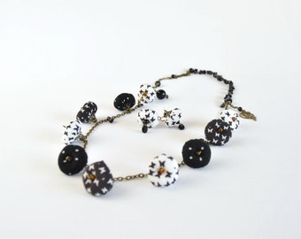 original handmade jewelry set, full color designer jewelry, very original bohemian jewelry
