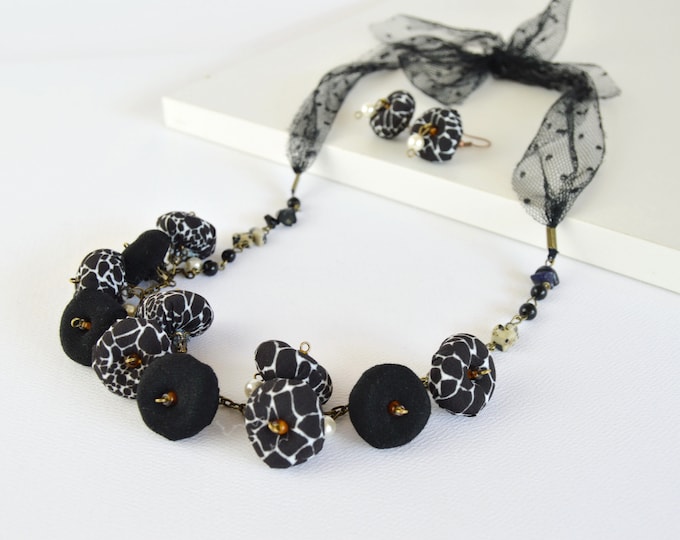 original handmade jewelry set, full color designer jewelry, very original bohemian jewelry