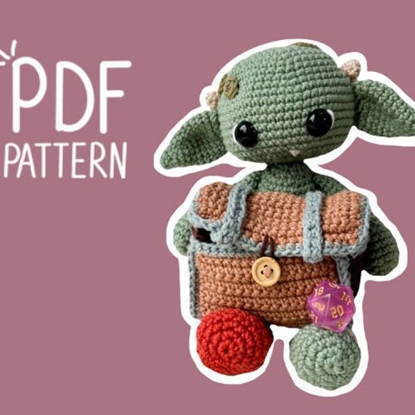 Dice Goblin PDF Crochet Pattern