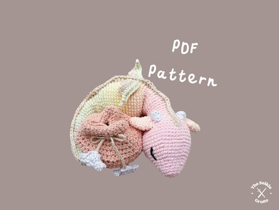Dice Hoarder Dragon Crochet Pattern