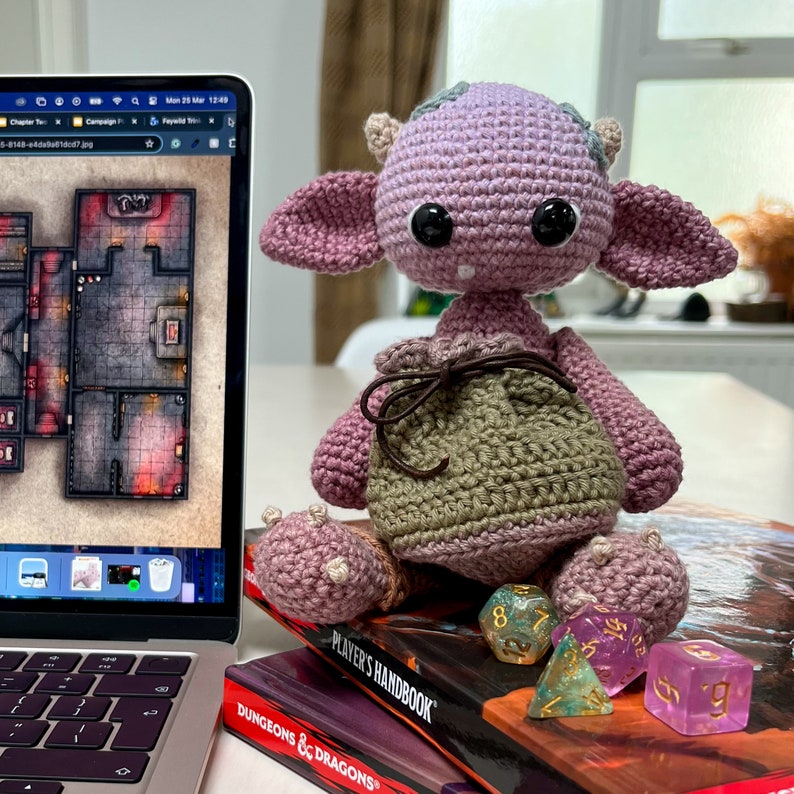 Dice Goblin PDF Crochet Pattern image 6