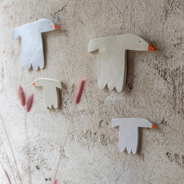 Wall ceramic / bird