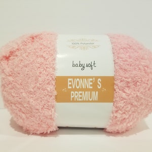 Heleboel 2 Evonne de premie baby zachte garen Tickle me roze #5 omvangrijk Chunky grote dubbele strengen 200 gram 7,05 OZ zoals Bernat PIPSQUEAK