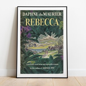 Rebecca by Daphne du Maurier | Book Cover, Wall Art,Painting, Book Lover, Reader Gift, Bibliophile, Bookish, Booktok, Bookstagram