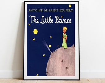The Little Prince | Book Cover, Wall Art, Painting, Book Lover, Reader Gift, Bibliophile, Bookish, Booktok, Bookstagram