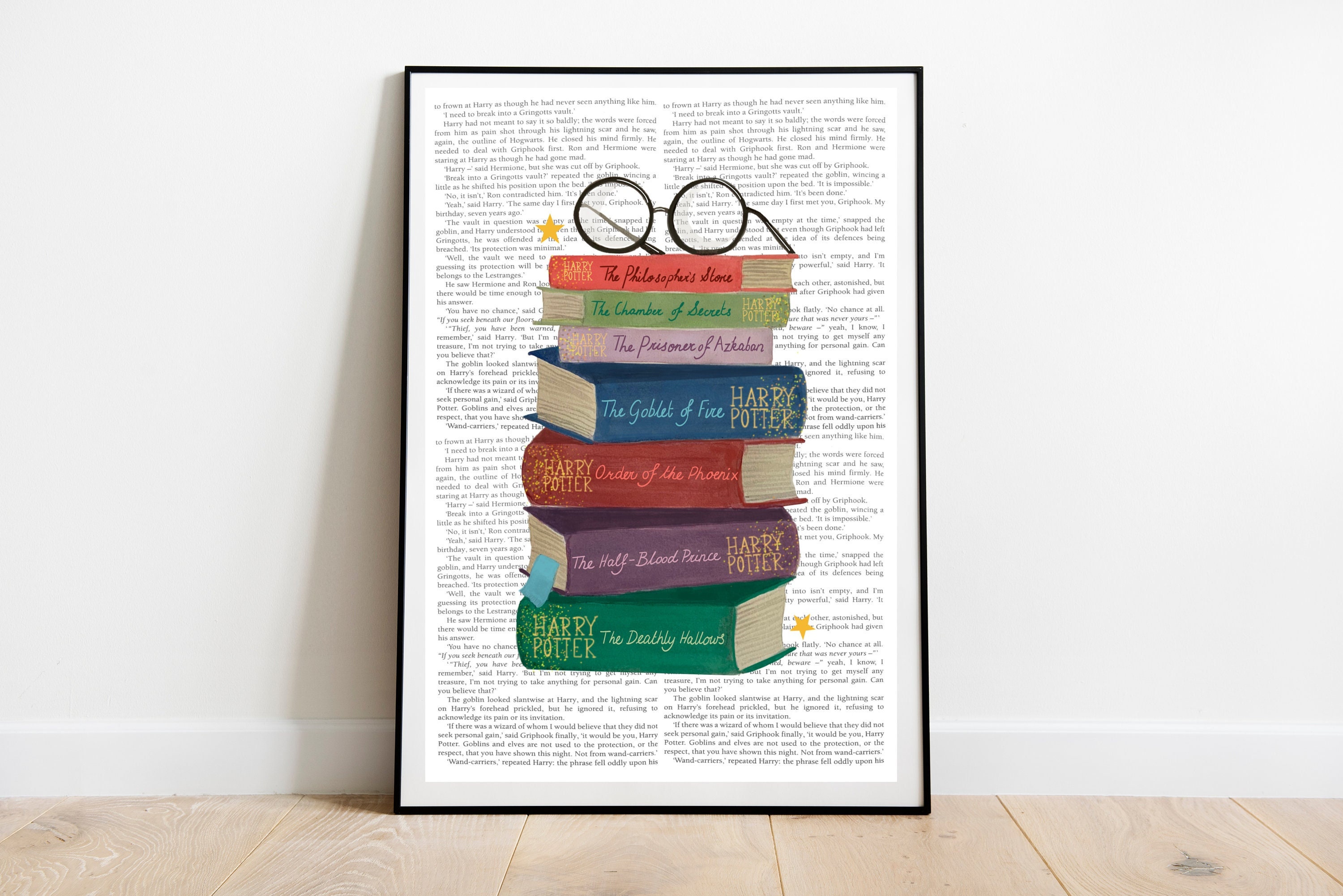 Harry Potter, Book Art, Personalised, Harry Potter Gift Ideas