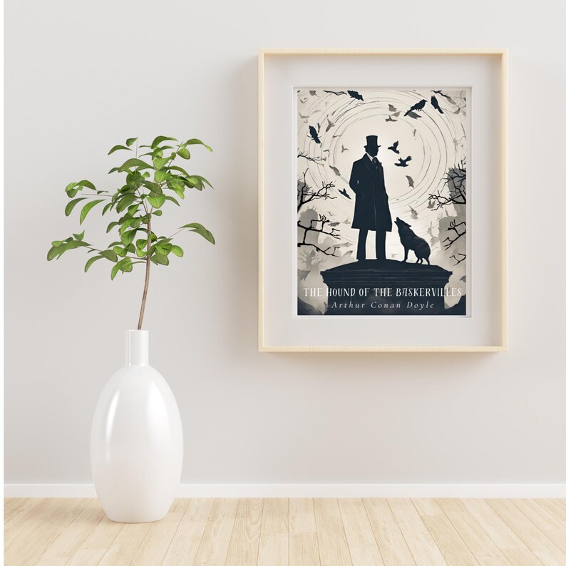 The Hound of the Baskervilles Art Print | Arthur Conan Doyle ...
