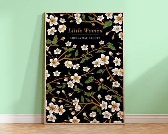 Little Women| Louisa May Alcott, Jo March, Amy March, Wall Art, Little Women Book, American Literature, Bibliophile, Bookish, Bookstagram