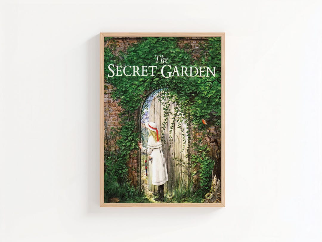 BoConcept アートパネル The Secret Secret Garden by Frances Hodgson Burnett Wall Art Print, Classic